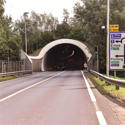 Sperre Mona-Lisa-Tunnel